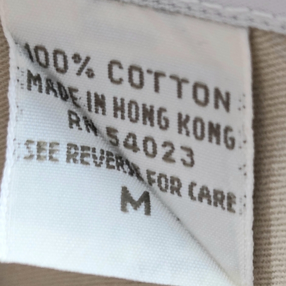 Banana Republic Safari Trading Co Khaki Long Sleeve Button Down Shirt SizeMedium - Picture 6 of 8